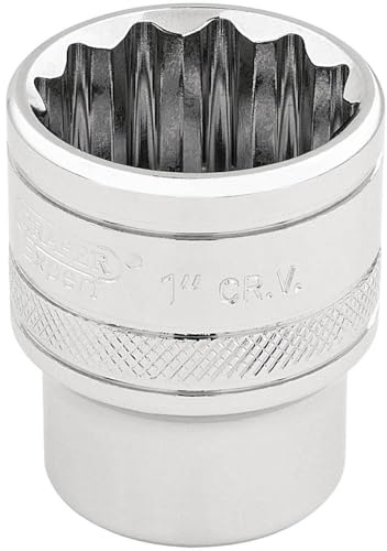 Draper 3/8 Drive Polished Finish Hi Torq Bi Hexagon Socket Imperial 1