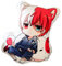 ALTcompluser My Hero Academia Figuren Dekokissen/Zierkissen, Plüschpuppe Spielzeug Kissen, Weicher Flauschig Kissen Sofa Auto Dekoration Wohnkultur(Todoroki Shoto)