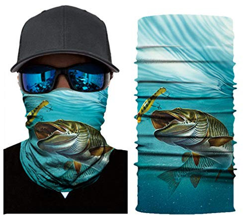 SALUCIA Herren Bandana Lustig Multifunktionstuch Schlauchtuch Face Shields Bedrucktes Halstuch Dünner Schlauch Atmungsaktiv Stirnband Motiv Halsschlauch