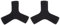 Harilla 2 Stück Schnorchelflossen Grip Strap, Flossenhalter Grip Strap einstellbar für Schnorcheln Tauchen Schwimmen, Grip Strap für Flossen für Kinder Erwachsene, Schwarz , L