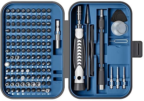 130 in 1 Schraubendreher Set Feinmechanik E·Durable Upgrade Version Mini Feinmechaniker Satz DIY Präzisions Elektronik Reparatur Set für iPhone Laptop Uhren Kamera Brillen