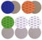 Viaky 30 Pcs 125mm Sanding Discs 3000/4000/5000/7000/10000 Grit, 5 Inch Wet and Dry Sanding Discs, Flocking Round Sanding Pads Polishing Sandpaper for Wood, Metal and Furniture