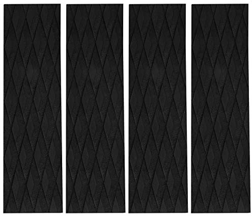 Giilayky 4-Teilige Surfbrett-Traktionspads Eva Surfing Skimboard Deck-Traktionspads Anti-Rutsch-Front-Heckpolster für Surfbretter, Kiteboard