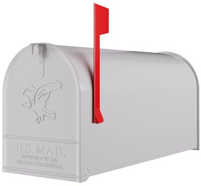 Amerikanischer Briefkasten Big US Mailbox Wand in Weiß