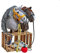 X-Group4th Steckenpferdestall - rustikal Kiste - Accessoires für Pferd - Spielzeug - Platz für Hobby Horse - Stabil für Steckenpferd - Stable - Holzspielzeug