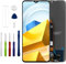 Duotipa Pantalla LCD de 6,58 compatible con Xiaomi Poco M5/Poco M4 5G/Redmi Note 11E/Redmi 10 5G Pantalla LCD Pantalla táctil digitalizador Montaje con Kit de Herramientas de Reparación - Negro