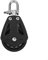 ZiStarlilife Marine Seilzug Block Edelstahl Kran Seilzug Block Einzelne rotierende Rolle 460 kg mit Nylon Riemenscheibe Schnur Seil & Karabiner für Segelboot Kajaks Kanus