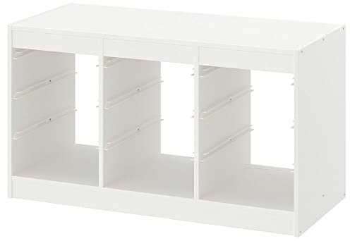 ProTuning TROFAST Aufbewahrungsrahmen weiß | Bodenaufstellschrank Kinderzimmer | 99 cm Breite x 44 cm Tiefe x 56 cm Höhe