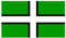 Flagtex Devon Flagge, Mehrfarbig, L