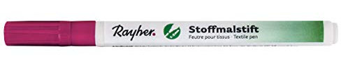 Rayher Pennarelli P.Stoffa, Punta Fine, Fucsia, 3823588