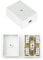 3 Pair/6 Way IDC White Junction Box - BT Telephone/Phone Cable Coupler Socket Connector Wire Repair - Wall Mounted Terminal Block - CablerFinder