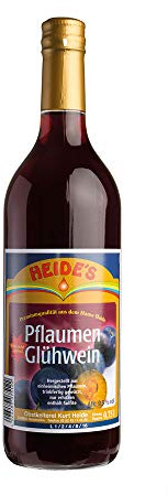 Pflaumenglühwein 9,5% Alc., 6 x 0,75 l-Flasche - pfandfrei -