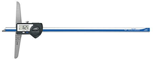 HELIOS-PREISSER 1360722 Digitaler Tiefenmessschieber IP67 aus rostfreiem Stahl mit gerader Stange, 300 x 150 mm, IP, 300 x