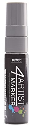 Pebeo 4Artist Marker, Oil Paint Marker, 15 mm - Silver