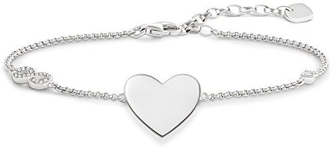 THOMAS SABO Armband Herz Mit Infinity 925er Sterlingsilber