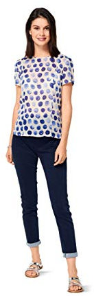 Burda Style Schnittmuster zum selber nähen 6525 | Top und Bluse mit Teilungsnähten | Damen, Gr. 34-46 | Nählevel: leicht