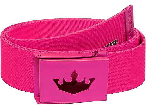 Meister Cintura Palmata per Giocatori di Golf - Regolabile & Double Face - Rosa Acceso