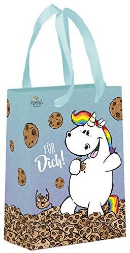 Geschenktüte Pummeleinhorn (Groß) 26 x 35, 8 x 14 cm