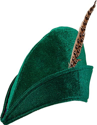 narrenkiste O23628 Jäger-Robin Hood Hut grün mit Feder