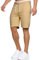 Indicode Uomini Aldrich Sweatshorts | Pantaloncini Sportivi con Coulisse Sand L