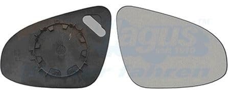 VAN WEZEL Spiegelglas, Außenspiegel 5437832