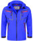 Arctic Seven Herren Softshell Jacke Funktionsjacke Outdoor Regenjacke Atmungsaktiv Fleece Innenfutter AS088 [AS-088-Blau-Gr.S]