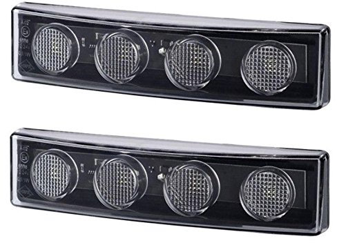 Scania R/P/G 24/7 LED Sonnenblende Licht Weiß 2 Stück