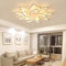 FUMIMID Moderne LED Deckenleuchte Wohnzimmer Deckenlampe Kreative Blumenform Design Acryl Metall Blütenblatt Kronleuchter Mit Schlafzimmer Kinderzimmer Beleuchtung Lampen,14 heads