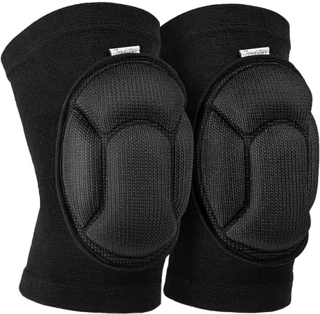 Soudittur Genouillère Sport de Protection en Éponge Épaisse pour Volley-ball, Handball, Danse, Yoga pour Adultes