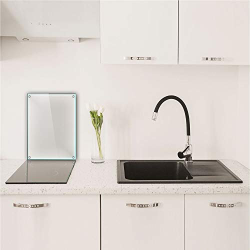 TMK ArtDeko - Abdeckung Ceranfeld – Herdabdeckung 1 Teilig 40x52 cm – Robust, Hygienisch & Rutschfest – Herdplatten Abdeckungen – Schutz & Zusätzliche Arbeitsfläche – Vielseitige Nutzung
