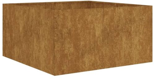 Toshilian Pflanzkübel 80x80x40 cm Cortenstahl