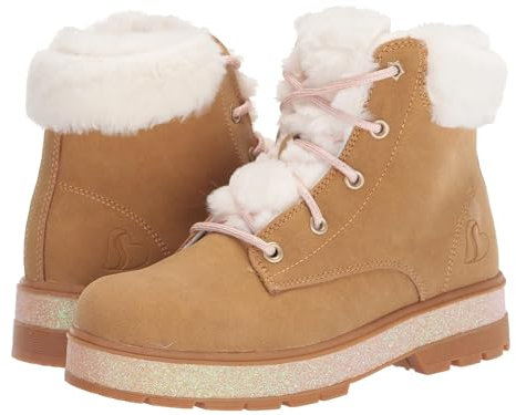 Skechers Street Glitz, Stivali alla Moda, Chestnut, 35 EU