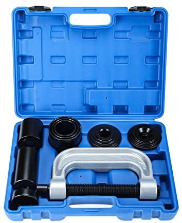 BOOMSTART 4 in1 Ball Joint Press & U Joint Removal Tool Kit with 4x4 Adapters for 2WD and 4WD Joint Press Remover Installer Tool Kit
