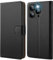 HOOMIL MagFlip Handyhülle für iPhone 14 Pro Max Hülle, [Erstklassige Verarbeitung] Premium Leder Klappbar Case Schutzhülle Kompatibel mit iPhone 14 Pro Max Tasche - Schwarz