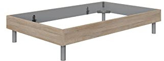 möbelando Bettgestell Easy Beds in Eiche-Sägerau. Abmessungen (BxHxT) 99x46x210 cm