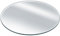 FINGERINSPIRE Miroir Rond en Verre Biseauté de 3mm de Diamètre 15cm Panneaux de Miroir Ronds Look Moderne Miroir Esthétique Miroirs en Verre pour Décoration Murale, Présentoir de Figurines en Cristal