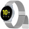 Vancle für Samsung Galaxy Watch Active 2 40mm 44mm Armband/Watch 3 41mm Armband/Watch 5/4 40mm 44mm Armband,Metall 20mm Ersatzarmband Uhrenarmband für Galaxy Watch 5 Pro 45mm(Silber)