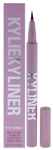 Kylie Cosmetics Brush Tip Liquid Eyeliner Pen | 0.3ml | 001 Black