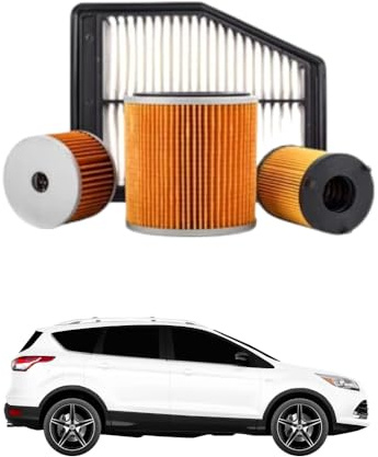Kit 4 Filtri Tagliando compatibile con FORD Kuga II 2.0 TdCi 88 kw Diesel 2014-2019