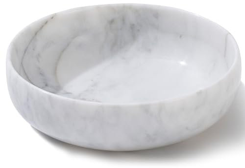 CM CHIC MONDAY Große dekorative Schüssel, natürlicher Marmor, dekorative Schalen für Heimdekoration, Schlüsselschale, großes Räuchergefäß, Wischschale, Couchtische, Tafelaufsatz, Seifenschüssel