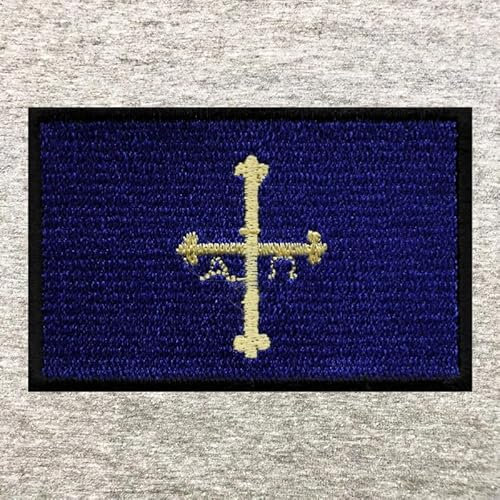 Parche bordado - Bandera Asturias (España)