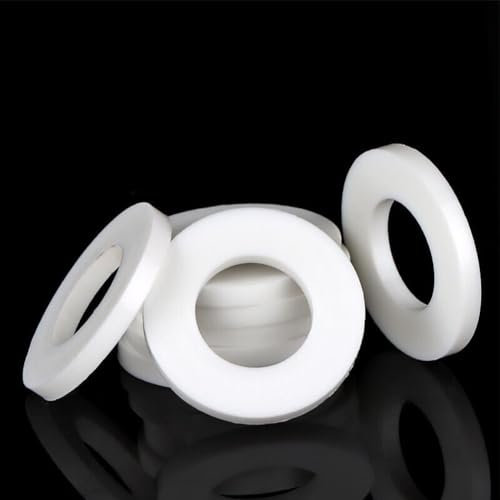 50PCS Kunststoff Fitting Ringe, Nylon Hochtemperatur Isolierung Runde Scharnier Dichtung Unterlegscheibe, Schranktür Scharnier Befestigungsringe