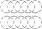 TA-VIGOR 10 Stück Nitrilkautschuk-O-Ringe - 70mm Außendurchmesser × 66mm Innendurchmesser × 2mm Dicke - Dichtungsring-Set Für Schlauch, Armatur, Automobil & Sanitär - Metrisches Dichtungssystem
