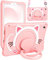 SurgeCraft for Samsung Galaxy Tab A7 Lite Case 8.7” 2021 Cute Cat Girls Cover Kawaii Girly Women with Strap and Handle Stand, Soft Silicone Covers for Samsung A7 Lite Tablet Case (SM-T220/T225/T227)