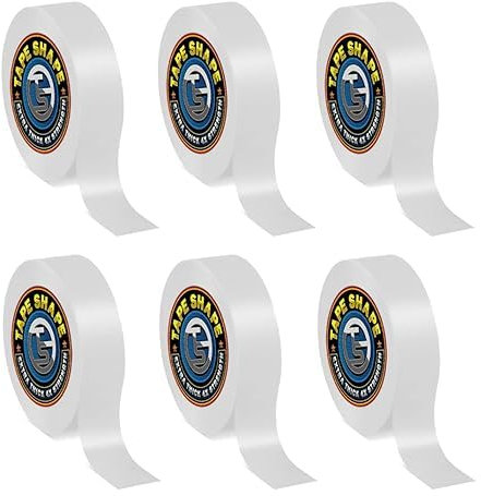 4All Electric Tape Strong Self-Adhesive PVC Insulation Tape for Masking Repairing and Protecting Electrical Wires and DIY Project (WHITE, 20metre)