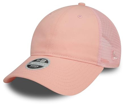 New Era Cappello da baseball da donna 920 Trucker Metallico Trucker Rosa pastello, Rosa pastello, Taglia unica