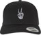 Mister Tee Unisex MT2845-Bones Hand Peace Retro Trucker Baseball Cap, Black, one Size