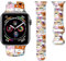 Cute Cats Sportuhr-Armband, kompatibel mit Apple Watch, 38 mm, 40 mm, 41 mm, für Damen und Herren, verstellbares weiches Silikon-Ersatz-Smartwatch-Armband für iWatch Serie 7, 6, 5, 4, 3, 2, 1, SE