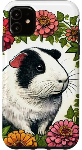 Custodia per iPhone 11 Cavia illustrazione carino cavie