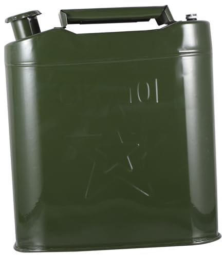 SOLUSTRE Jerrican Renforcé Pour Huile Réservoir Portable Et Sturdy Pour Voitures Et Conteneur Pratique Avec Poignée Et Couvercle Étanche
